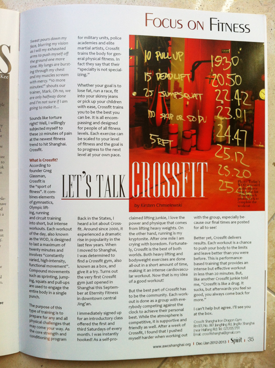 Let's Talk Crossfit page