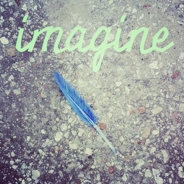 the blue feather