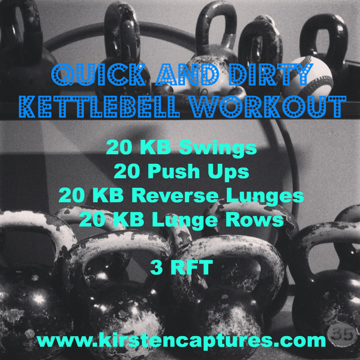 quick and dirty kettlebell workout