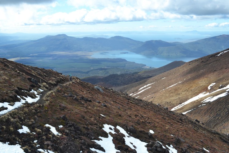 At the top of the world, Tongariro Crossing, New Zealand